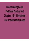 Understanding Social Problems Practice Test Chapters 1&comma; 3&comma; 4 & 6 &ndash; Questions and Answers Study Guide &lpar;2026 Update&rpar;