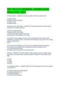 TET NCCCO GENERAL KNOWLEDGE PRACTICE TEST