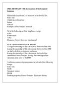 DMS 400 OB&sol;GYN &lpar;WK 6&rpar; Questions With Complete Solutions