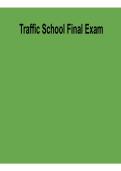 Traffic School Final Exam &ndash; Complete Study Guide with Questions and Answers &lpar;2026 Update&rpar;