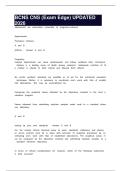 BCNS CNS &lpar;Exam Edge&rpar; UPDATED 2026