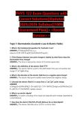 PHYS 122 Exam Questions with Correct Solutions&vert;&vert;Updated 2025&sol;2026 Syllabus&vert;&vert;100&percnt; Guaranteed Pass&vert;&vert;<<Recent Version>>