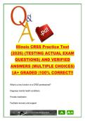Illinois CRSS Practice Test Exam Prep 300 Questions Recovery Support&comma; WRAP&comma; Ethical Decision Making&comma; Peer Support IL Certification