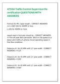 ATSSA Traffic Control Supervisor Re-certification QUESTIONS WITH ANSWERS&period;