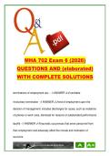 MHA 702 Exam 6 Exam Prep 180 Questions HR Management&comma; Employment Law&comma; Ethics&comma; Documentation Healthcare Administration