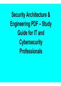 Security Architecture & Engineering PDF &ndash; Study Guide for IT and Cybersecurity Professionals &lpar;2026 Update&rpar;