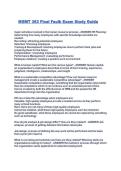 MGMT 363 Final Faulk Exam Study Guide