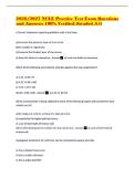 2026&sol;2027 NCLE Practice Test Exam Questions and Answers 100&percnt; Verified &lpar;Graded A&plus;&rpar;