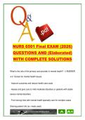 NURS 6501 Final Exam Prep 300 Questions Pathophysiology&comma; Mental Health&comma; Headaches&comma; Clinical Assessment