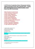 CAPM Practice Examination Project Management Institute  Aligned Assessment Practice 100&plus; Questions 2026 &ndash; Verified  Q&A With Rationales From Certified Examiner Actual  Exam Prep 100&percnt; Fast Revision