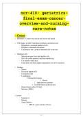 nur-410- geriatrics-final-exam-cancer-overview-and-nursing-care-notes