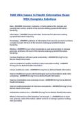 HAN 364&colon; Issues In Health Informatics Exam With Complete Solutions