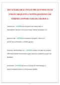 2025 ACEABLE REAL ESTATE PRE-LICENSING EXAM UPDATE FREQUENTLY TESTED QUESTIONS AND VERIFIED ANSWERS ALREADY GRADED A&plus;&period;pdf