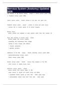 Nervous System &lpar;Anatomy&rpar; Updated 2026