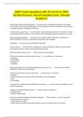 QASP-S Exam Questions with all Correct & 100&percnt; Verified Answers &vert;Actual Complete Exam &vert;Already Graded A&plus;