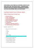 INDUSTRIAL ELECTRICIAN CERTIFICATION EXAM PRACTICE 100&plus; QUESTIONS 2026 &ndash; VERIFIED Q&A  WITH RATIONALES FROM CERTIFIED EXAMINER  ACTUAL EXAM PREP 100&percnt; FAST REVISION