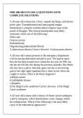 DMS 400 OB&sol;GYN &lpar;WK 2&rpar; QUESTIONS WITH COMPLETE SOLUTIONS