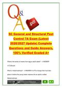 SC Pest Control 7A Exam Prep 350 Questions IPM&comma; Termites&comma; Rodents&comma; Insect Control Certification