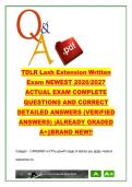 TDLR Lash Extension Exam Prep 150 Questions Sanitation&comma; Application Techniques&comma; Eye Conditions&comma; Licensing Rules Beauty Certification