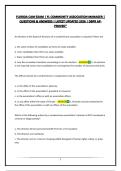 FLORIDA CAM EXAM &vert; FL COMMUNITY ASSOCIATION MANAGER &vert; QUESTIONS & ANSWERS &vert; LATEST UPDATED 2026 &vert; DBPR APPROVED"