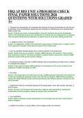 FRQ AP BIO UNIT 4 PROGRESS CHECK FINAL PAPER SOLUTIONS 2026 QUESTIONS WITH SOLUTIONS GRADED A&plus;