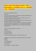 West Coast EMT Block Exam 2 Test QUESTIONS & ANSWERS 2026 &vert; A&plus; GRADED 100&percnt; VERIFIED