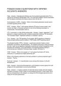 PCB4233 EXAM 2 QUESTIONS WITH VERIFIED ACCURATE ANSWERS
