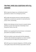 FSM FINAL PAPER 2026 QUESTIONS WITH FULL ANSWERS
