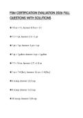 FSM CERTIFICATION EVALUATION 2026 FULL QUESTIONS WITH SOLUTIONS