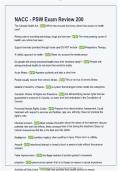 NACC-PSW 2026 Exam Review 200 Questions with Correct Answers