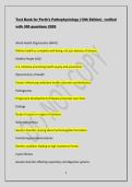 Test Bank for Porth-s Pathophysiology &lpar;10th Edition&rpar; verified with 300 questions 2026