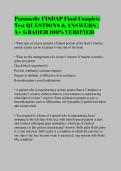 Paramedic FISDAP Final Complete Test QUESTIONS & ANSWERS &vert; A&plus; GRADED 100&percnt; VERIFIED