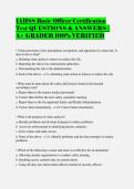 IAHSS Basic Officer Certification Test QUESTIONS & ANSWERS &vert; A&plus; GRADED 100&percnt; VERIFIED
