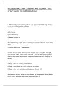 PSY2012 EXAM 2 STUDY QUESTIONS AND ANSWERS &vert; 2026 UPDATE &vert; WITH COMPLETE SOLUTIONS&period;