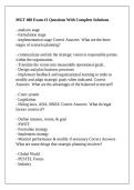 MGT 400 Exam &num;1 Questions With Complete Solutions
