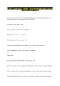 CCRN&sol;PCCN Certification Exam AACN Critical Care Exam  &ndash; Correct Questions and Answers &vert; Complete Exam Material