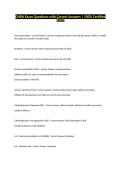 CNRN Exam Questions with Correct Answers &ndash; 100&percnt; Verified Answers