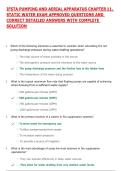 Question and correct detailed answers &lpar;verified answers&rpar; already grade A&plus;