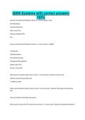 Q400 Systems with correct answers 100&percnt;