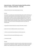 Maternity Nursing &ndash; HESI Test Bank &lpar;Combined Red HESI and Other Sources&rpar; &ndash; Questions and Rationales &ndash; 2025&sol;2026