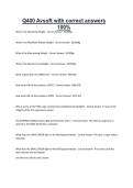 Q400 Avsoft with correct answers 100&percnt;