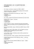 ISTM 209 EXAM 1 &lpar;CH 1-3&rpar; QUESTIONS AND ANSWERS