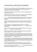 ISTM 209 EXAM 1 QUESTIONS AND ANSWERS