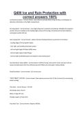Q400 Ice and Rain Protection with correct answers 100&percnt;