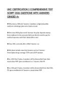 UHC CERTIFICATION 3 COMPREHENSIVE TEST SCRIPT 2026 QUESTIONS WITH ANSWERS GRADED A&plus;