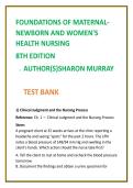 Maternal-Newborn Nursing Test Bank &vert; Murray 8th Edition MCQs &vert; OB Nursing NCLEX Questions &vert; Women&rsquo;s Health Study Guide 2026