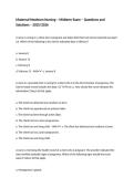 Maternal-Newborn Nursing &ndash; Midterm Exam &ndash; Questions and Solutions &ndash; 2025&sol;2026