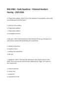 RNC-MNN &ndash; Study Questions &ndash; Maternal-Newborn Nursing &ndash; 2025&sol;2026