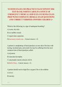 NCOEMS EXAM AND PRACTICE EXAM NEWEST 2026  TEST BANK&vert; NORTH CAROLINA OFFICE OF  EMERGENCY MEDICAL SERVICES &lpar;NCOEMS&rpar; EXAM  PREP WITH COMPLETE 300 REAL EXAM QUESTIONS  AND CORRECT VERIFIED ANSWERS&sol; ALREADY GRADED A&plus; 