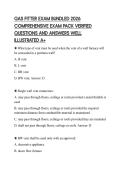 GAS FITTER EXAM BUNDLED 2026 COMPREHENSIVE EXAM PACK VERIFIED QUESTIONS AND ANSWERS WELL ILLUSTRATED A&plus;